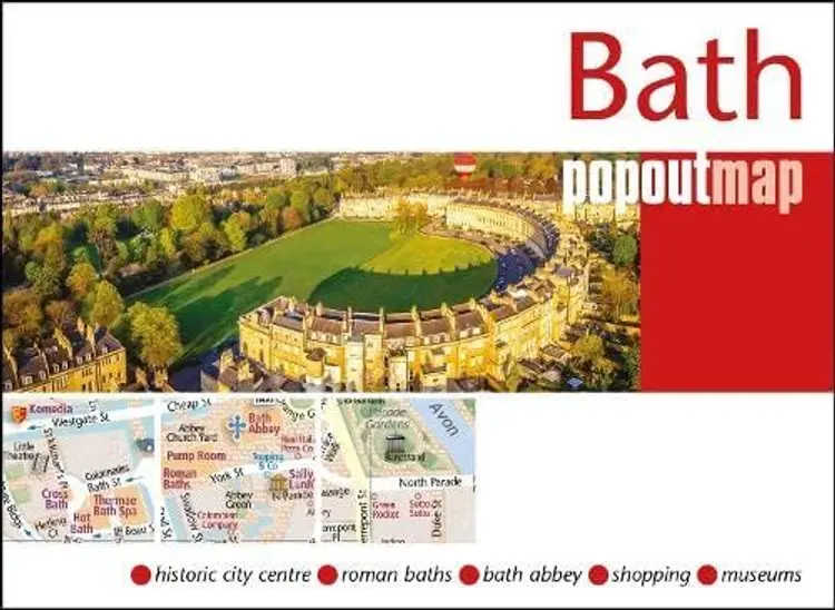Bath Popout Map - Popout Map af Popout Map