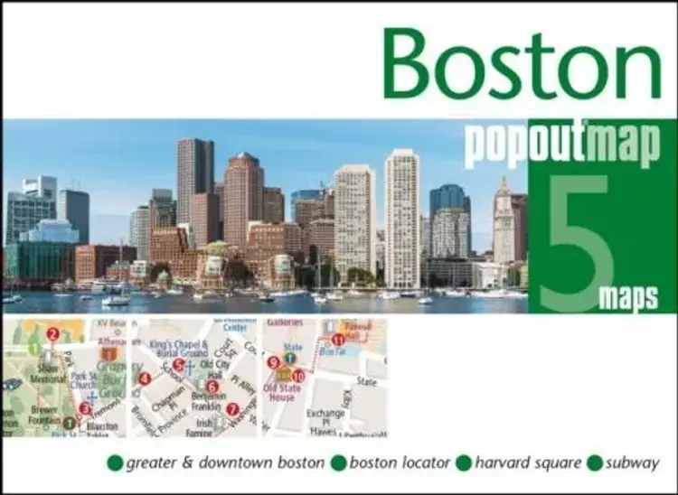 Boston Popout Maps af Popout Map