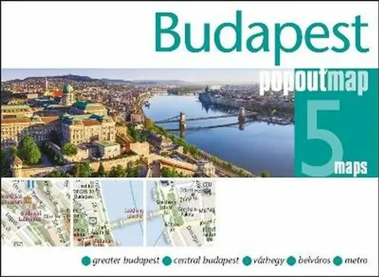 Budapest PopOut Map af Popout Map