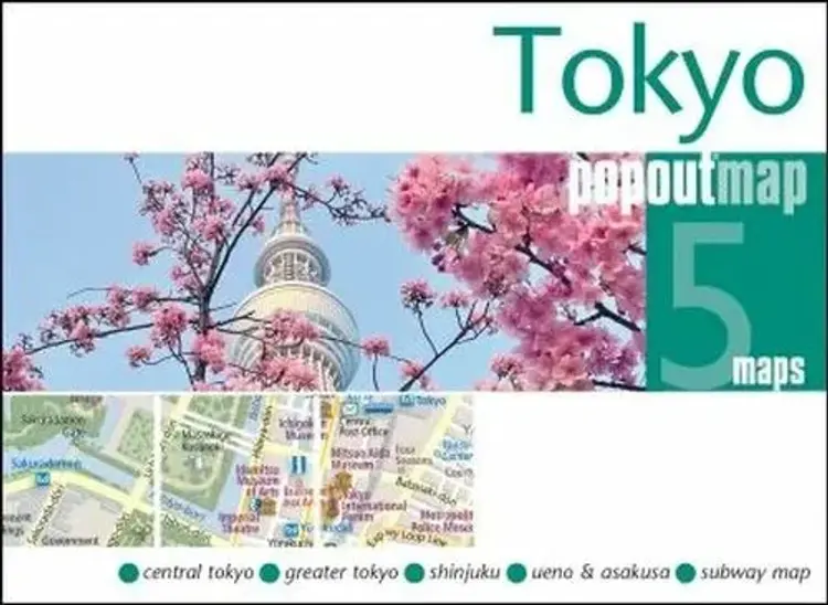 Tokyo PopOut Map af Popout Map