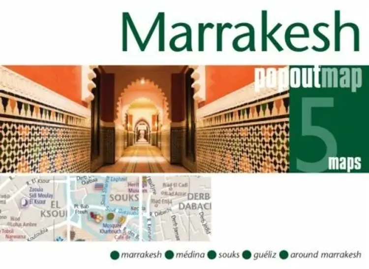 Marrakesh Popout Map af Popout Map