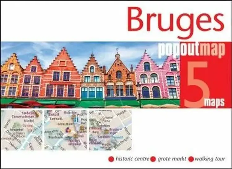 Bruges Popout Map af Popout Map
