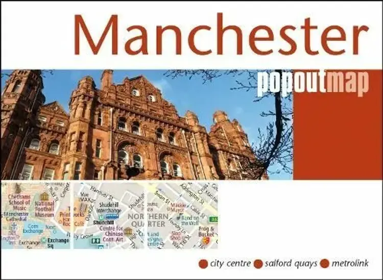 Manchester Popout Map af Popout Map