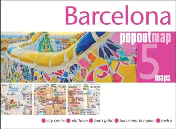 Barcelona Popout Map af Popout Map