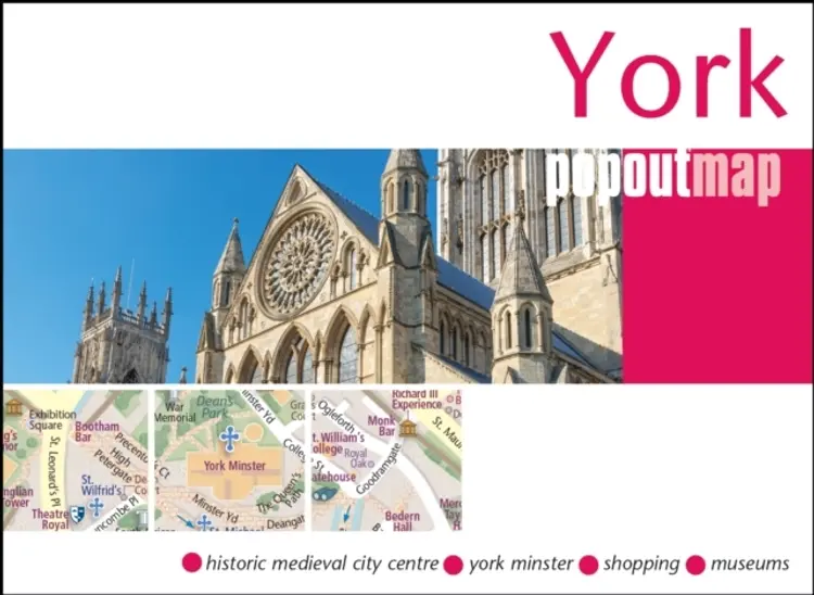 York Popout Mappocket Size Pop Up City Map Of York - Popout Map af Popout Map