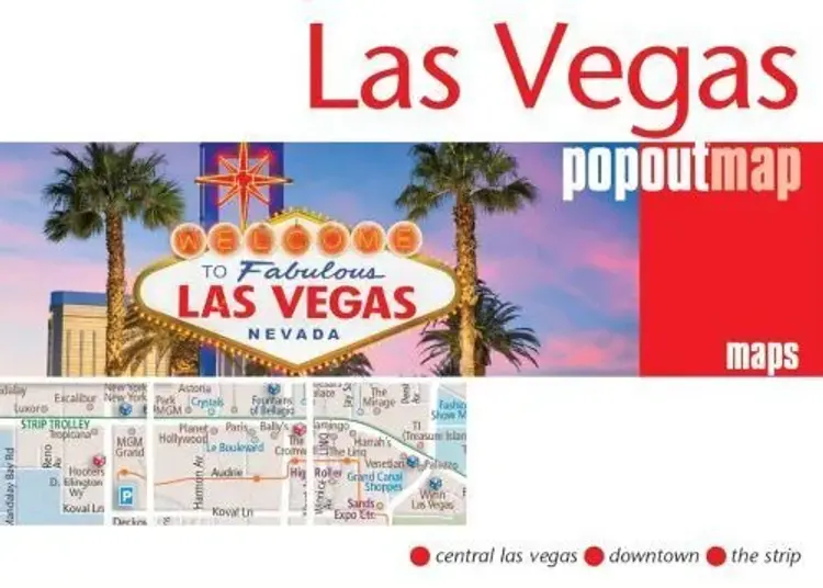 Las Vegas Popout Maps af Popout Map