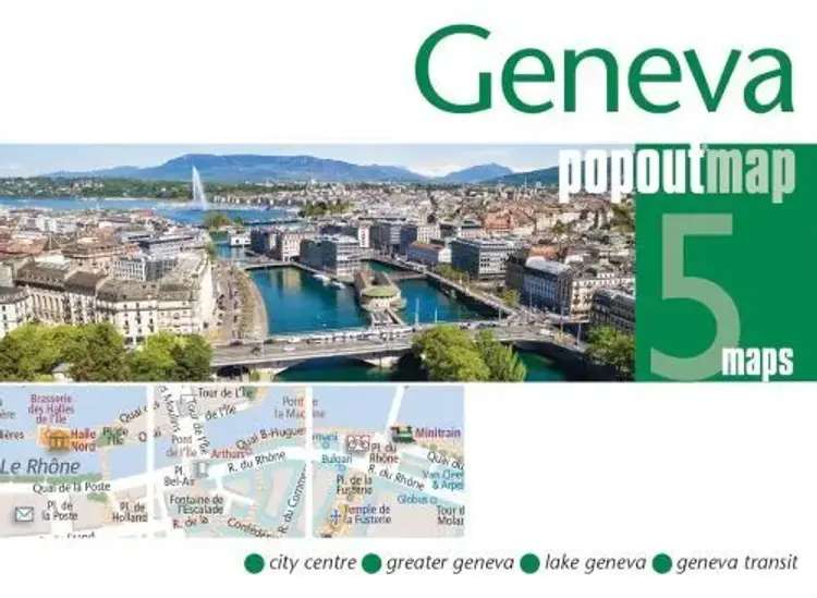 Geneva Popout Maps af Popout Map