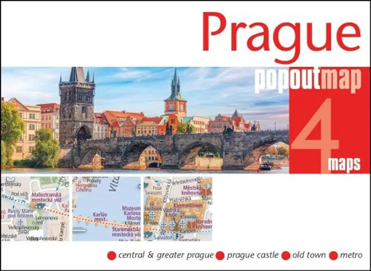 Prague Popout Maps af Popout Map