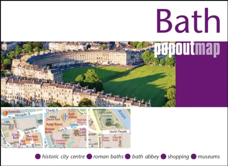 Bath Popout Maps af Popout Map
