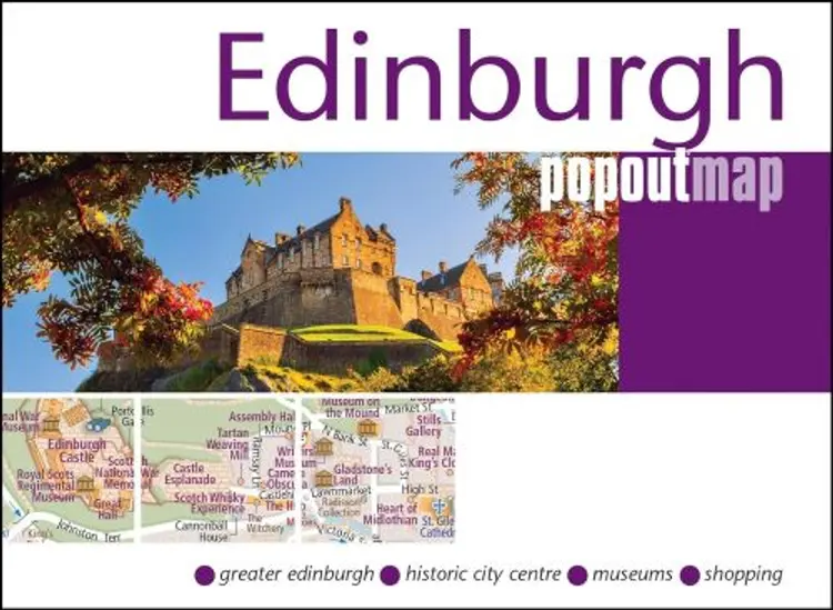 Edinburgh Popout Map af Popout Map