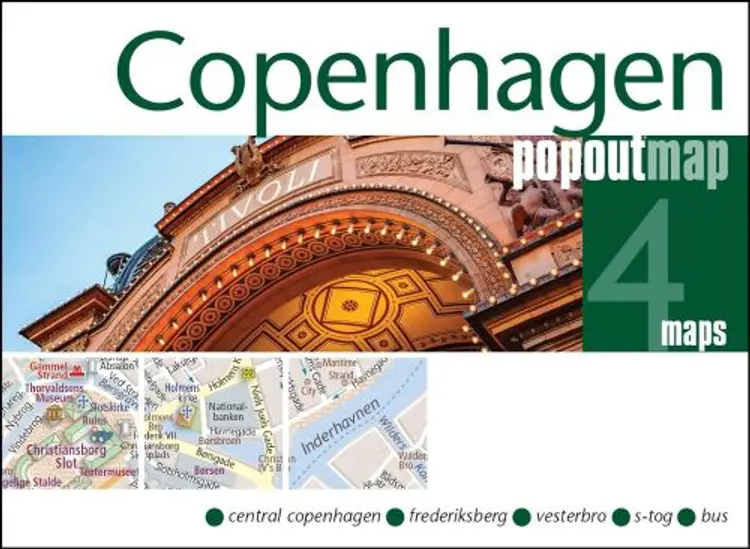 Copenhagen Popout Map af Popout Map
