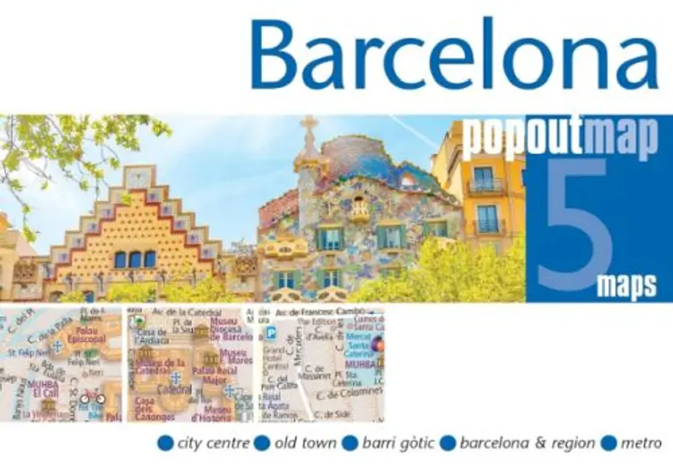 Barcelona Popout Maps af Popout Map