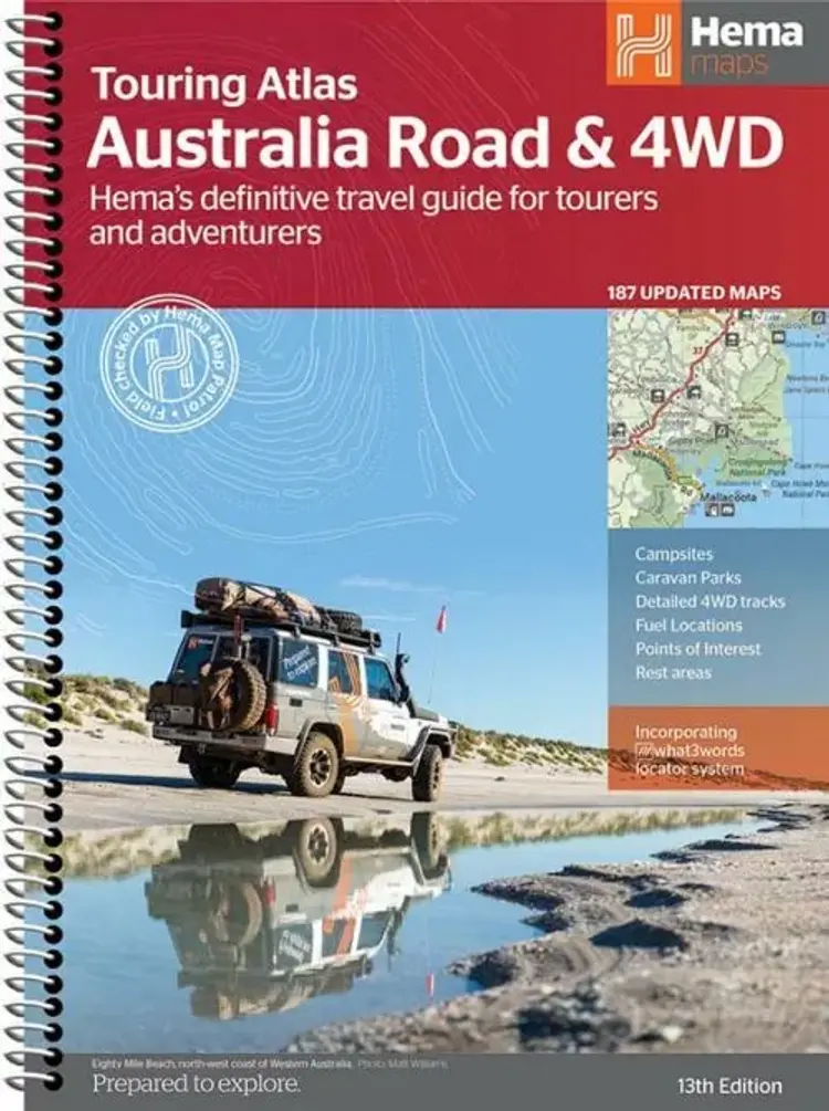 Australia Road & 4WD Touring Atlas af Hema Maps