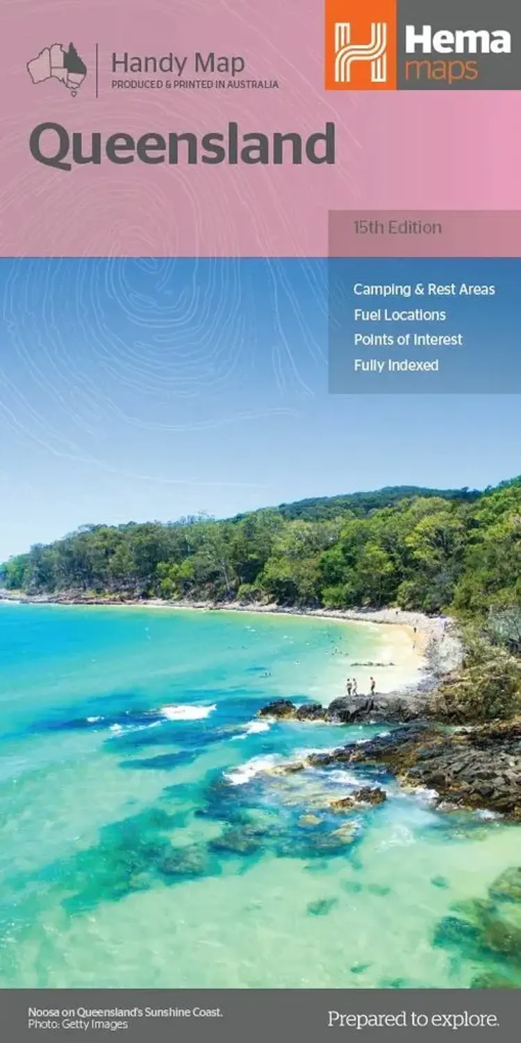 Queensland Handy Map af Hema Maps