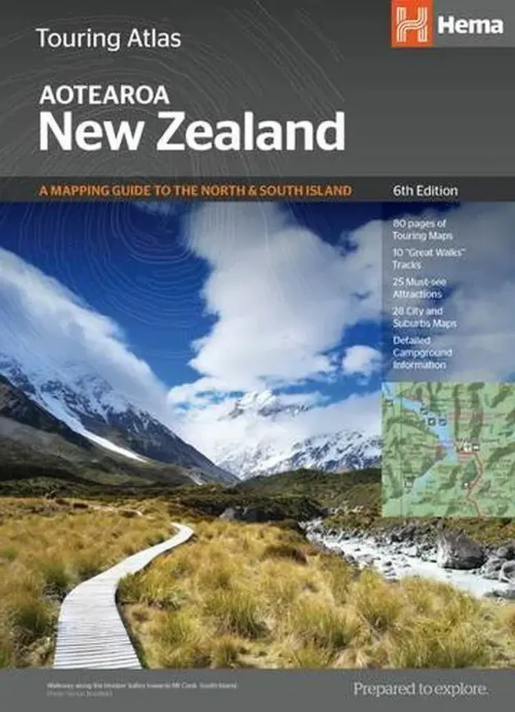 New Zealand Touring Atlas af Hema Maps
