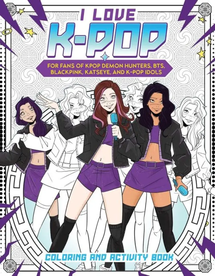I Love K-pop Coloring and Activity Book af Reel Ink Press