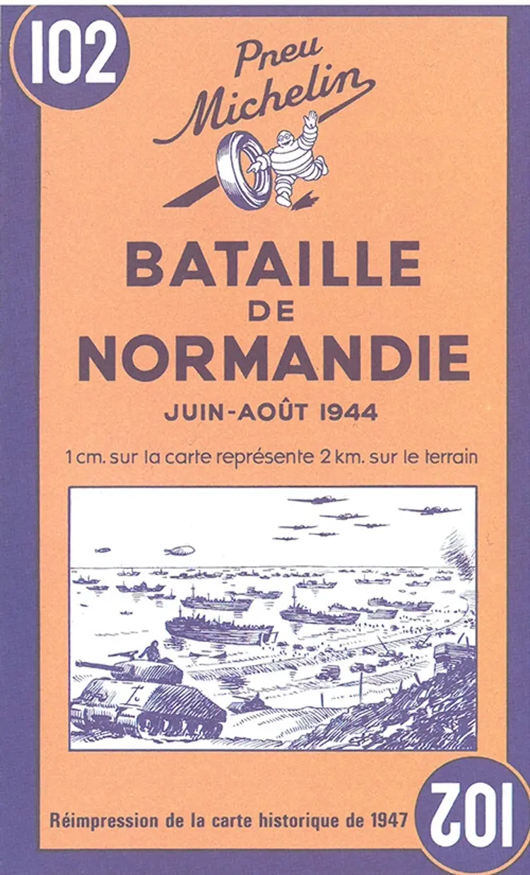 Battle of Normandy - Bataille de Normandie: June-August 1944 af Michelin