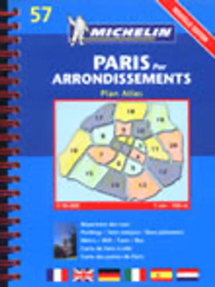 Paris par arrondissements, Michelin 57