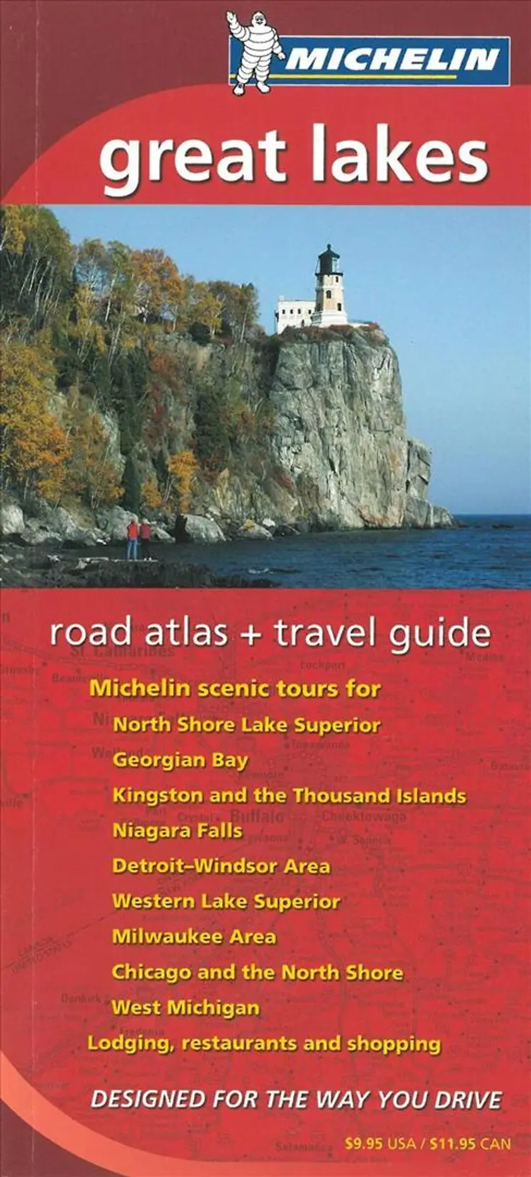 Great lakes, michelin road atlas & travel guide