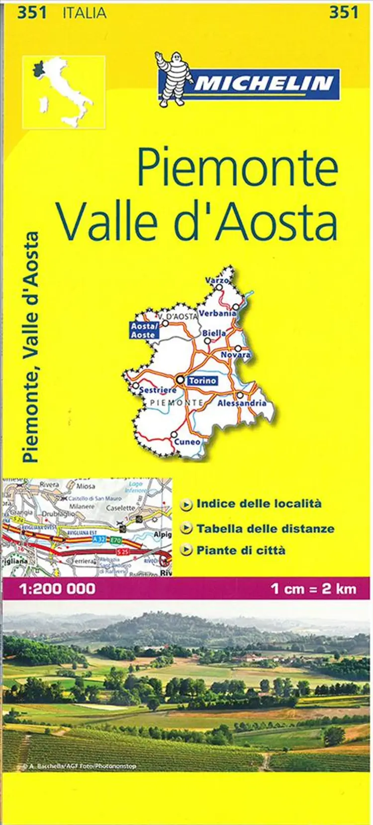Piemonte, Valle d´Aosta af Michelin
