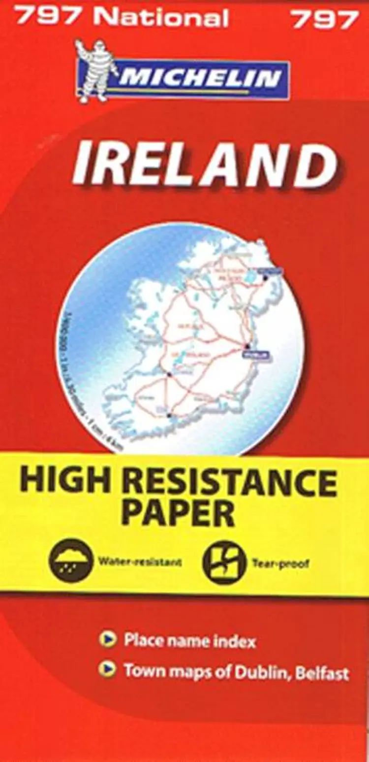 Ireland*, Michelin National Map 797 1:400.000 af Michelin