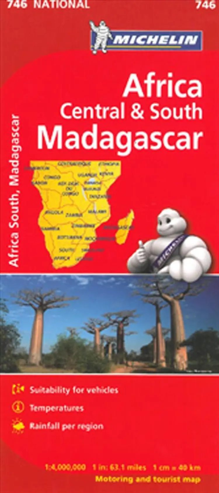 Africa Central & South Madagascar af Michelin