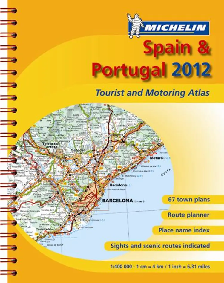 Michelin Tourist & Motoring Atlas Spain & Portugal 2012