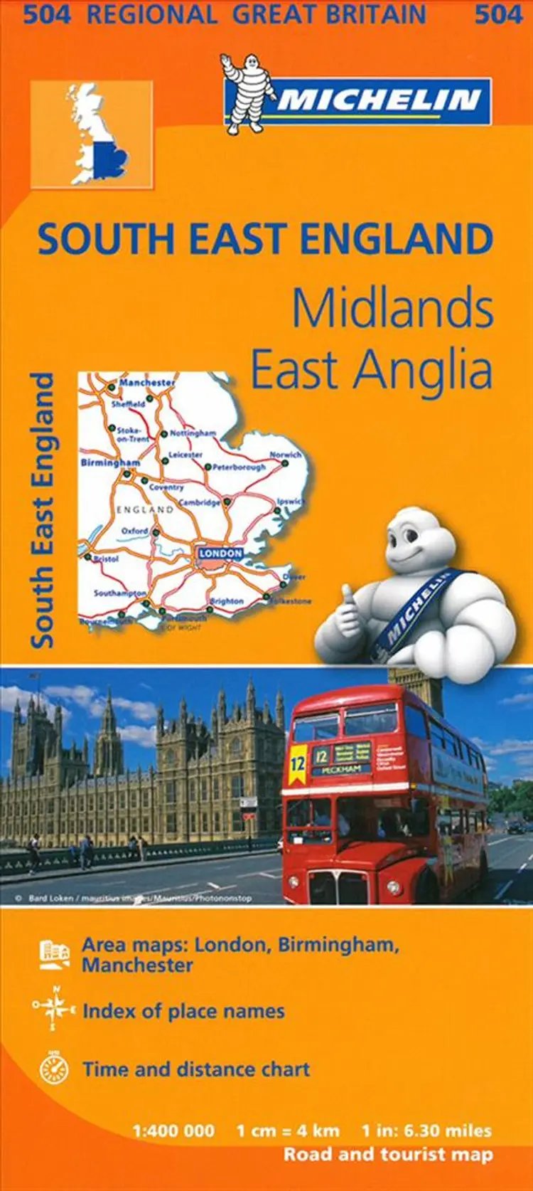 South East England, The Midlands, East Anglia af Michelin
