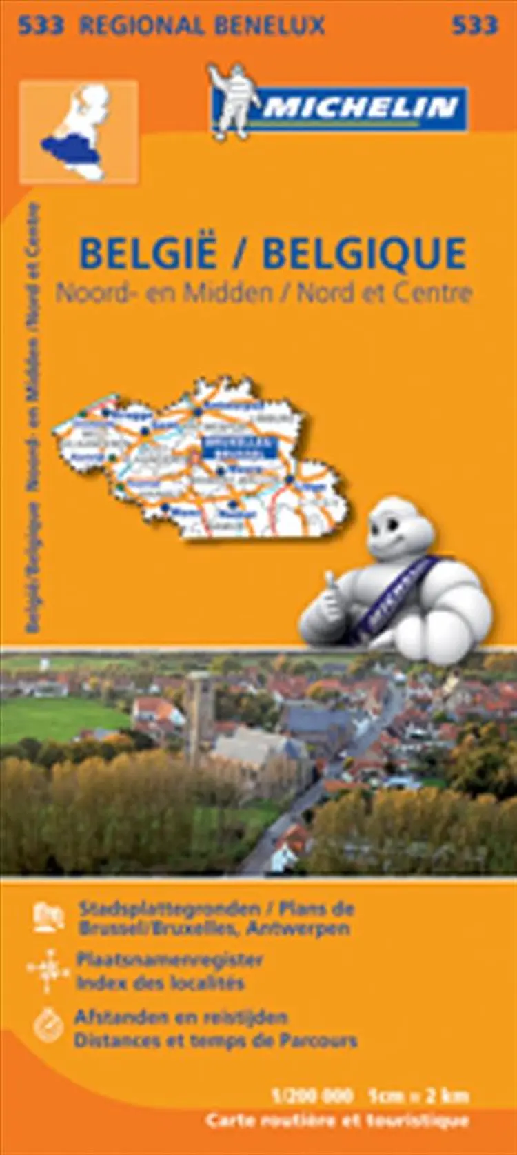 Belgium North and Central af Michelin