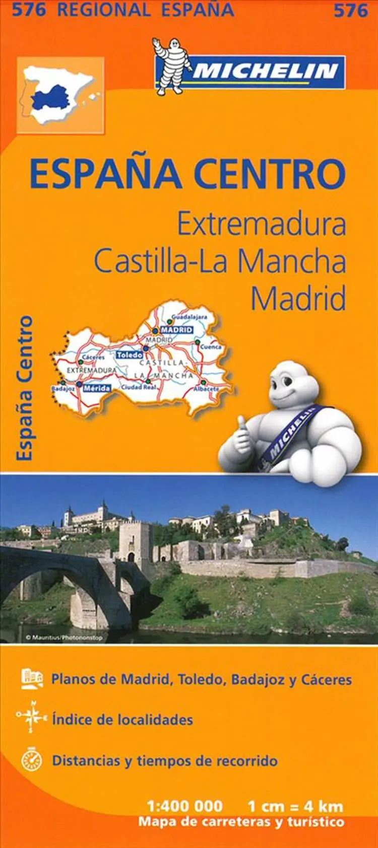 Center Spain - Extremadura, Castilla - La Mancha, Madrid af Michelin