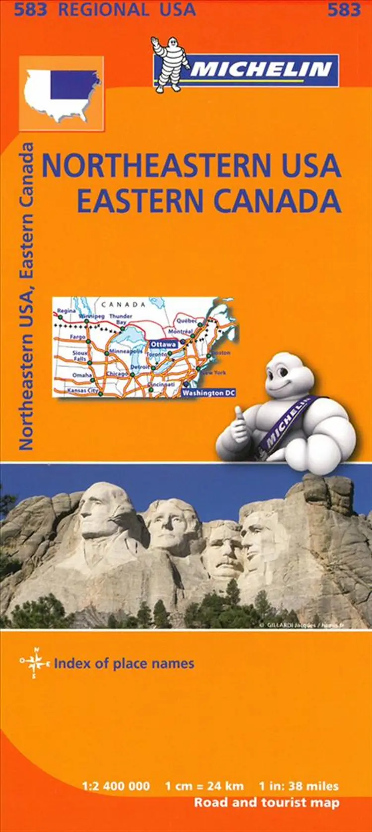 USA: Northeastern USA & Eastern Canada - Michelin af Michelin