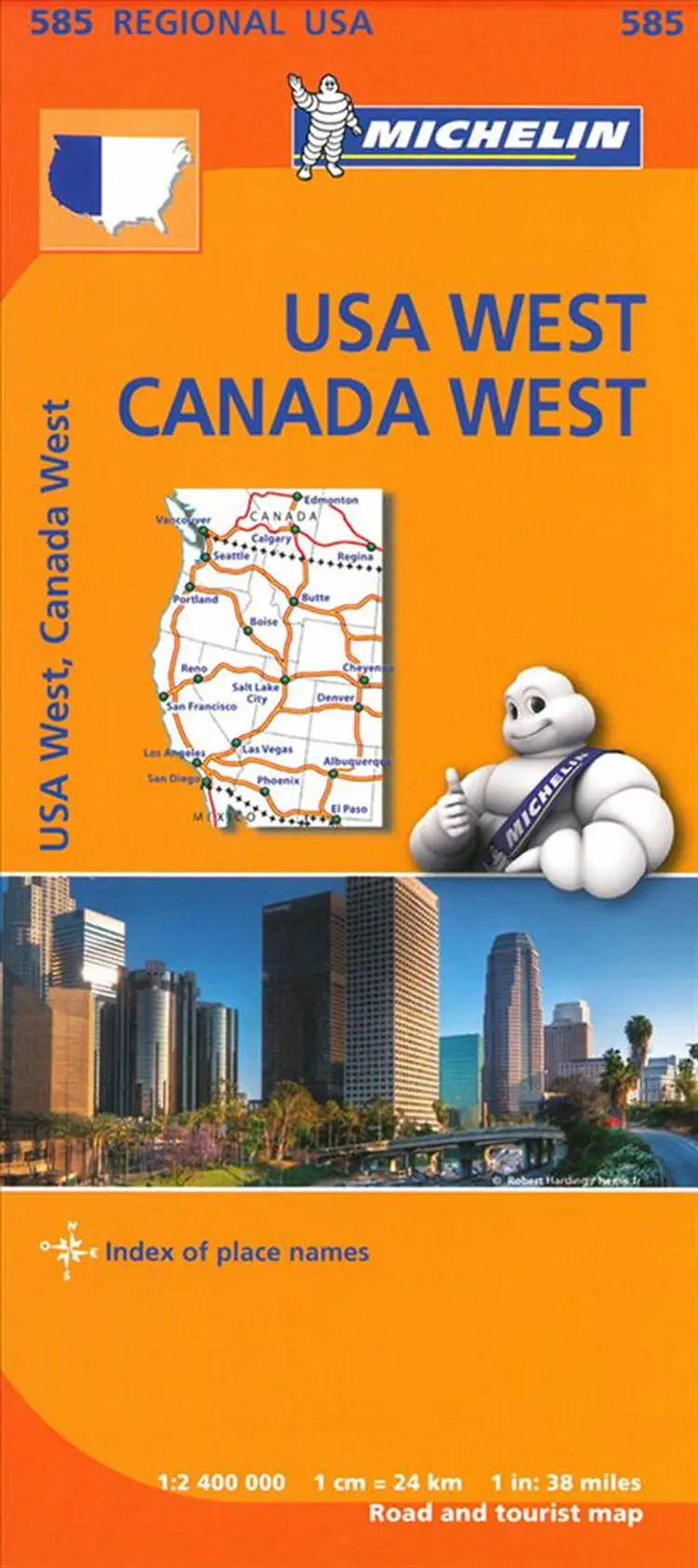 USA West & Canada West af Michelin