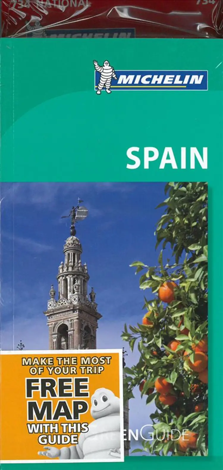 Spain Green Guide + Spain National Map 734 af Steindór Steindórsson frá Hlödum