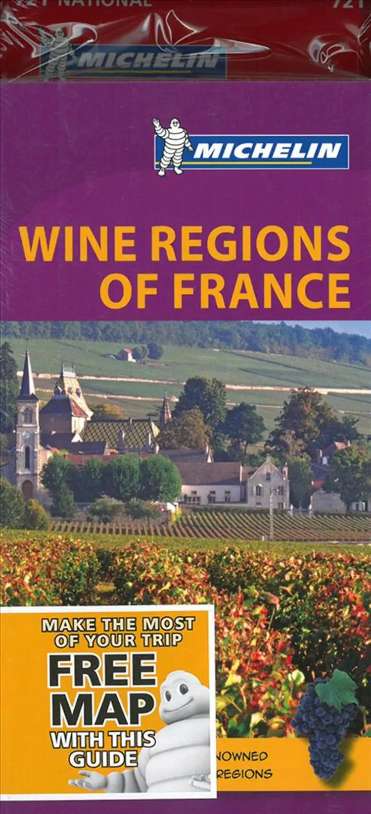 Michelin Wine Regions of France + France National Map 721