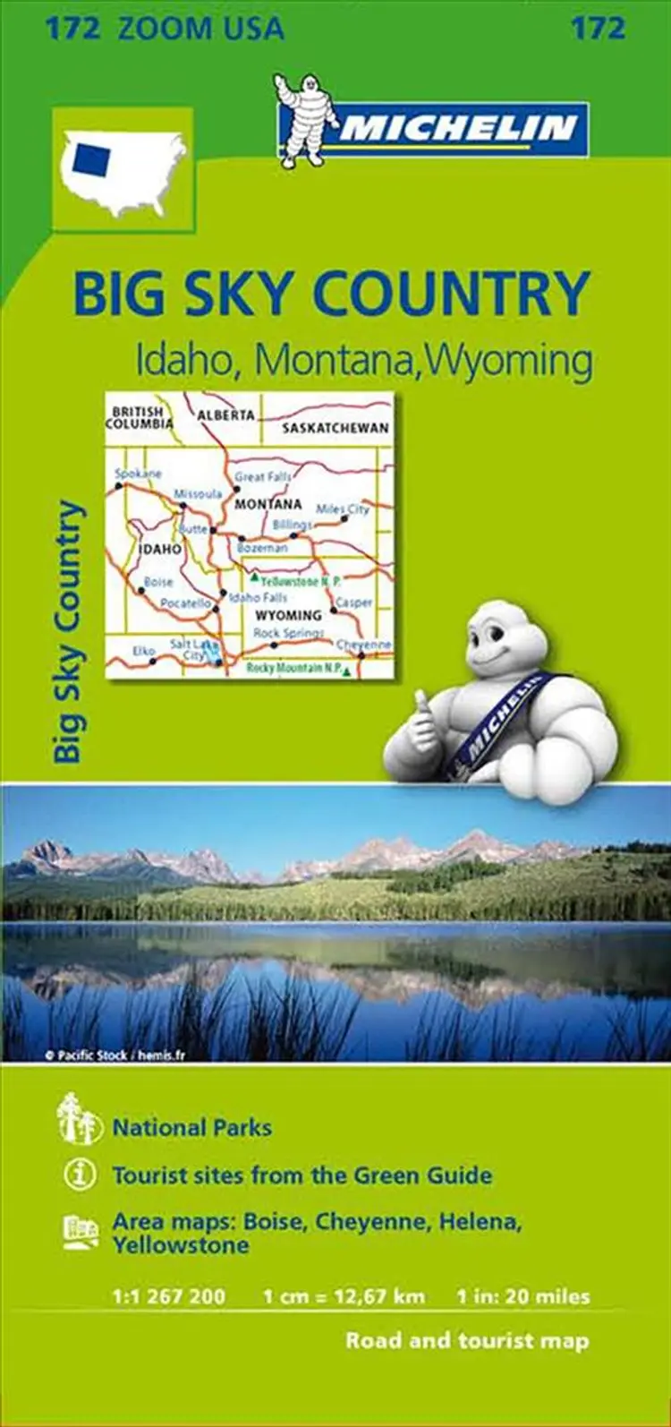 USA: Big Sky Countries : Idaho, Montana, Wyoming - Michelin af Michelin