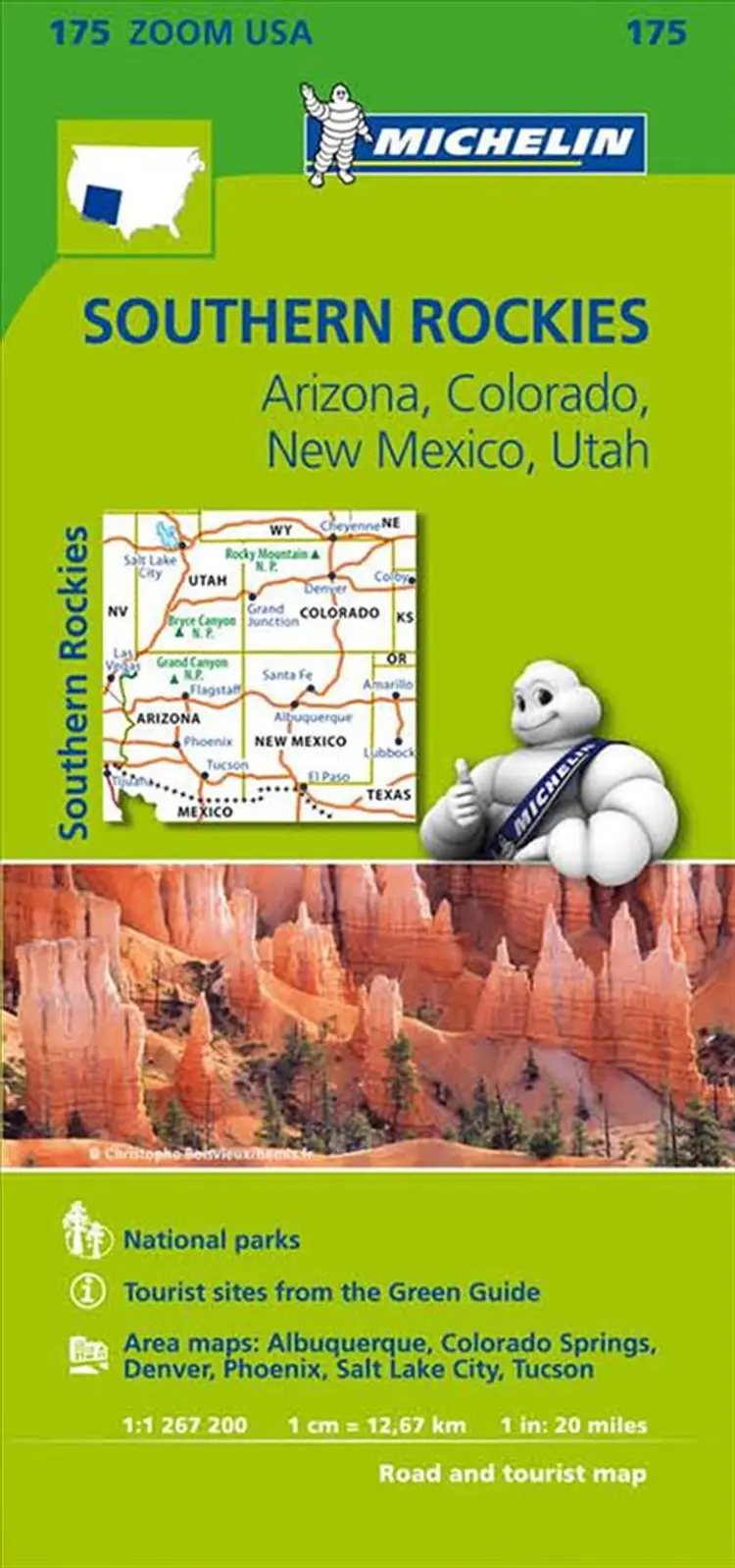 USA: Southern Rockies : Arizona, Colorado, New Mexico, Utah af Michelin