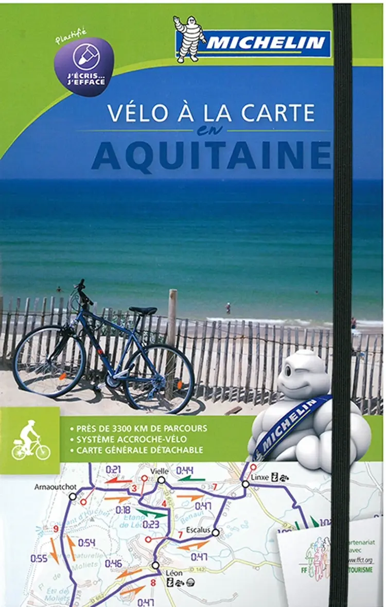 Aquitaine Bike Map and Atlas - Vélo à la carte en Aquitaine 