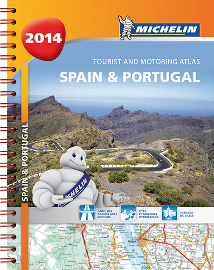 Michelin Tourist & Motoring Atlas Spain & Portugal 2014