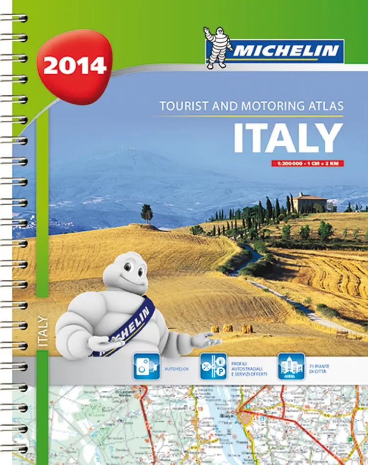 Michelin Tourist & Motoring Atlas Italy 2014