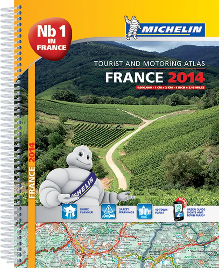 Michelin Tourist & Motoring Atlas France 2014