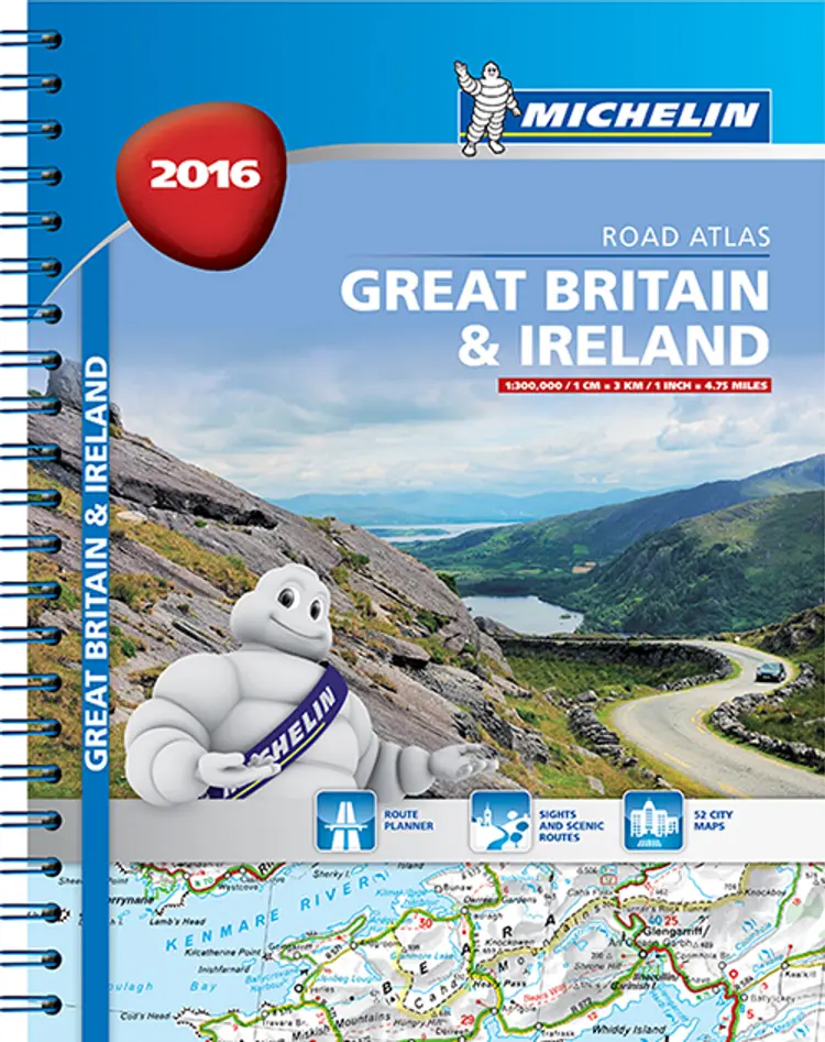 Michelin Tourist & Motoring Atlas Great Britain & Ireland 2016