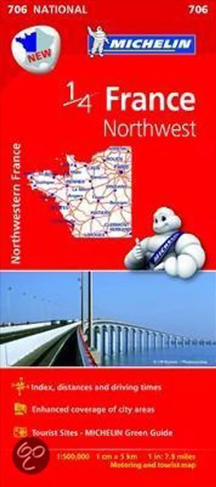 Northwestern France 2015 af Michelin