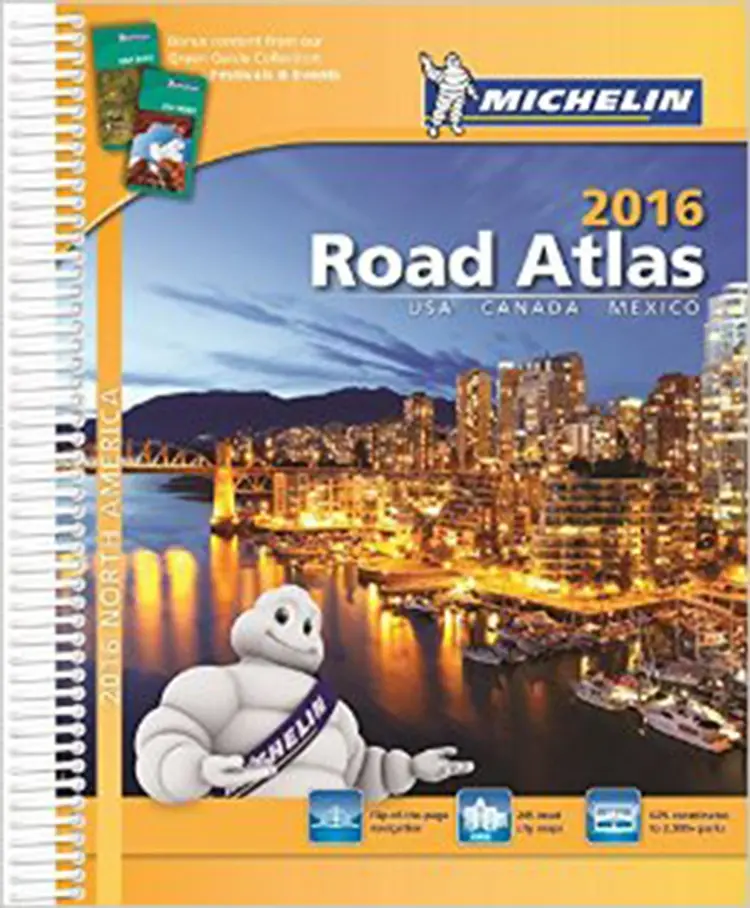 Michelin Road Atlas USA, Canada & Mexico 2016