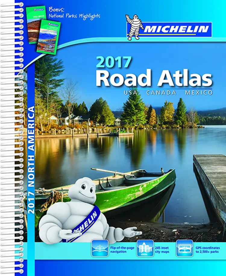 Michelin Road Atlas 2017 USA, Canada & Mexico