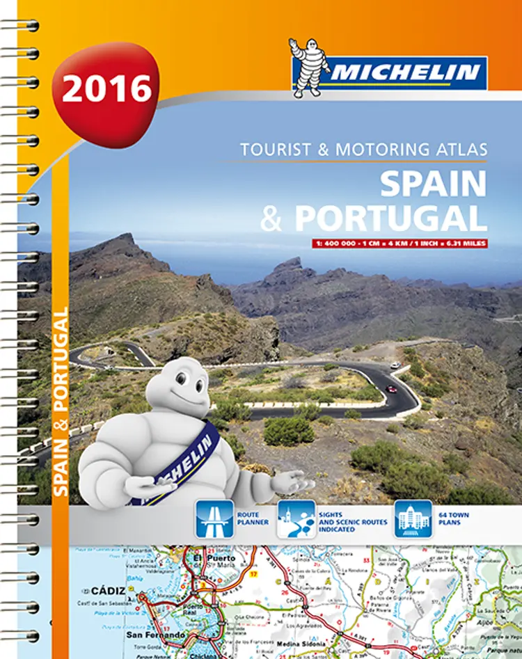 Michelin Tourist & Motoring Atlas Spain & Portugal 2016