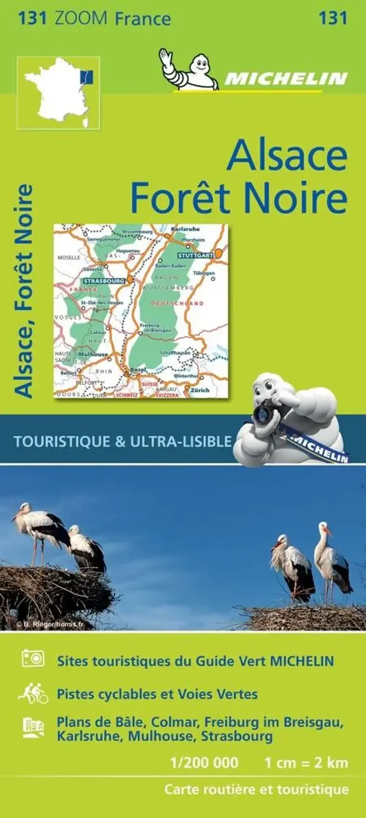 Black Forest, Alsace, Rhine Valley, Michelin Zoom 131 af Michelin