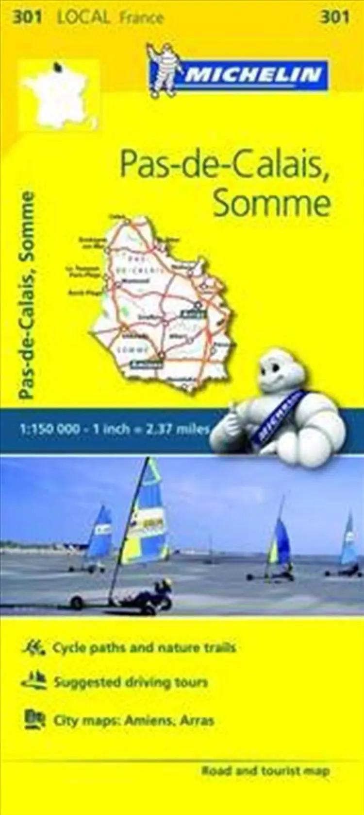 France blad 301: Pas de Calais, Somme af Michelin