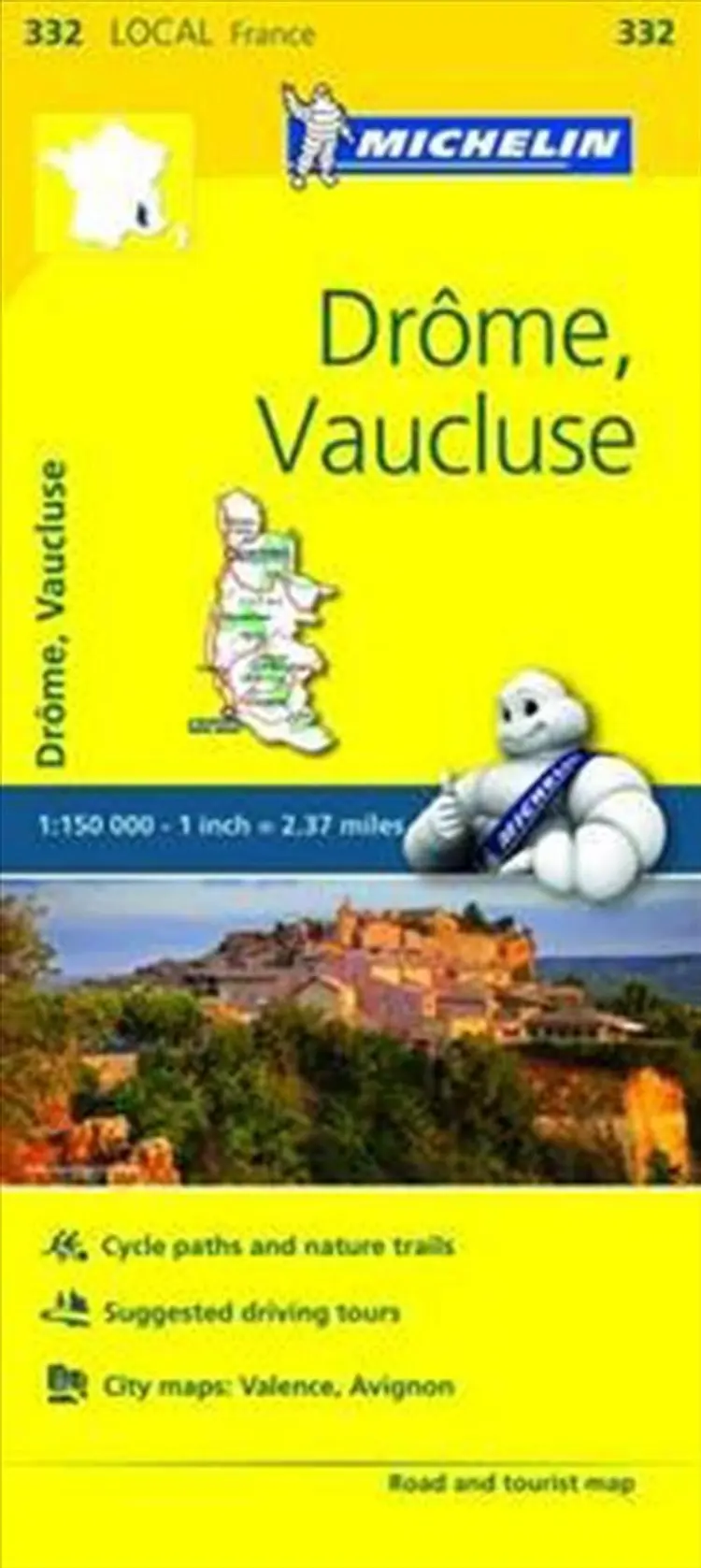 France blad 332: Drome, Vaucluse af Michelin