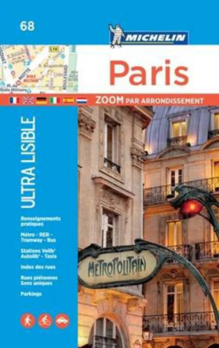 Paris Zoom par arrondissement af Michelin