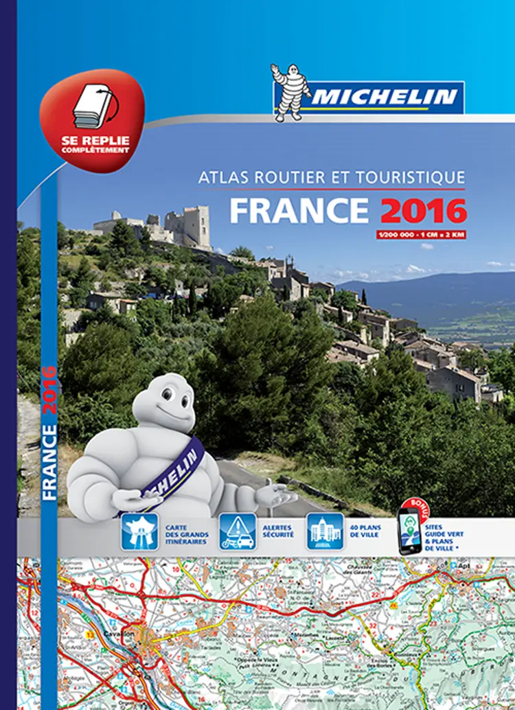 Michelin Tourist & Motoring Atlas France 2016